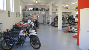 ingresso officina moto